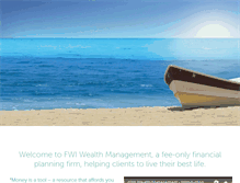 Tablet Screenshot of fwiwealth.com